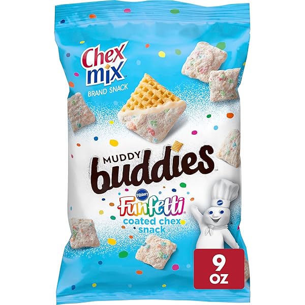 CHEX MIX MUDDY BUDDIES FUNFETTI SNACK MIX, 9 OZ