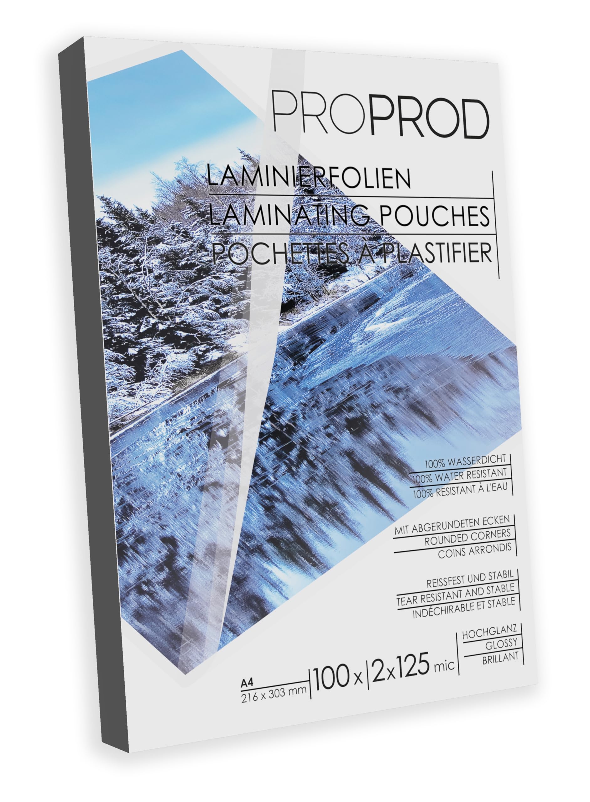 ProProd Premium A4 250 μ Glossy Laminating Pouch (Pack of 100)