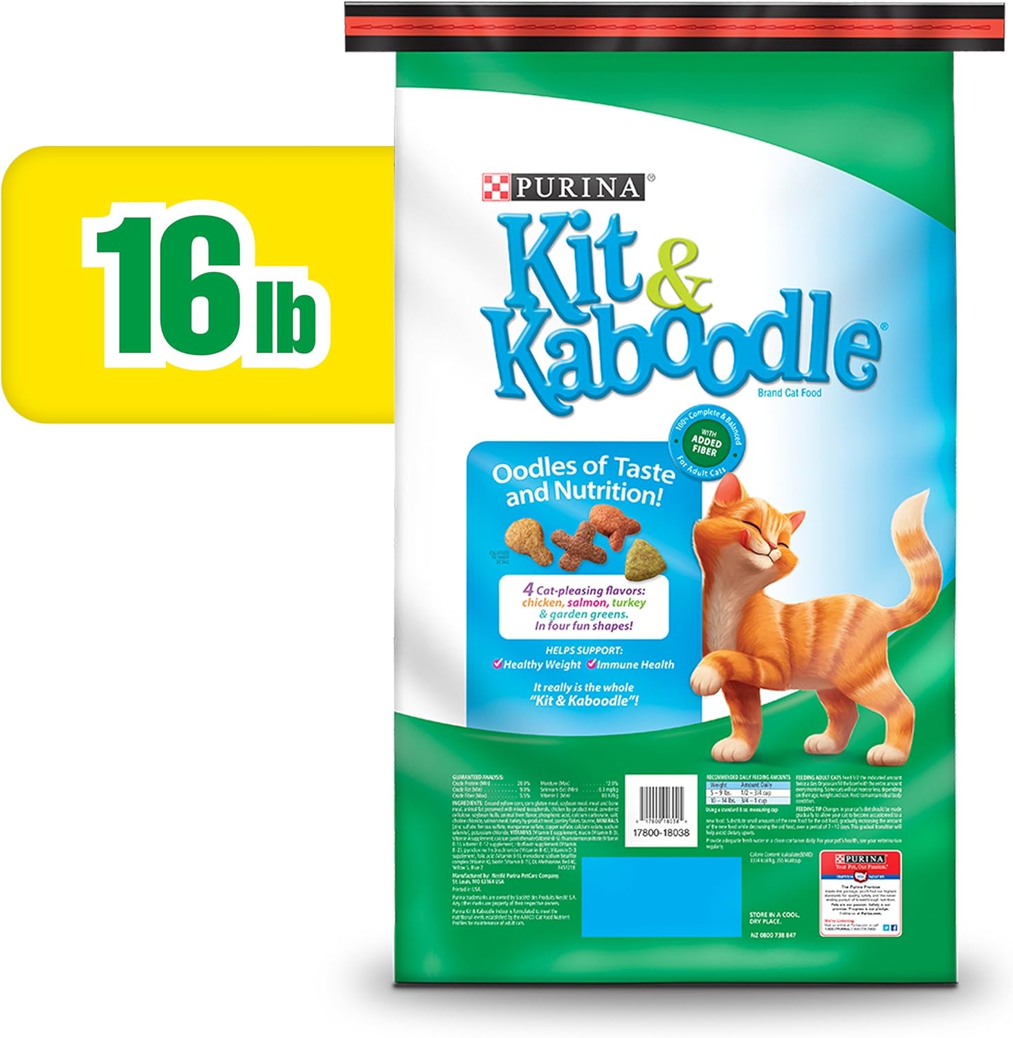 Purina Kit & Kaboodle Indoor Dry Cat Food, Indoor - 16 lb. Bag : Pet Supplies