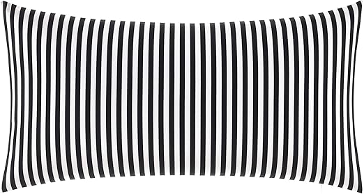 Amazon Com Marimekko Ajo Throw Pillow 15 X 30 Black Home Kitchen