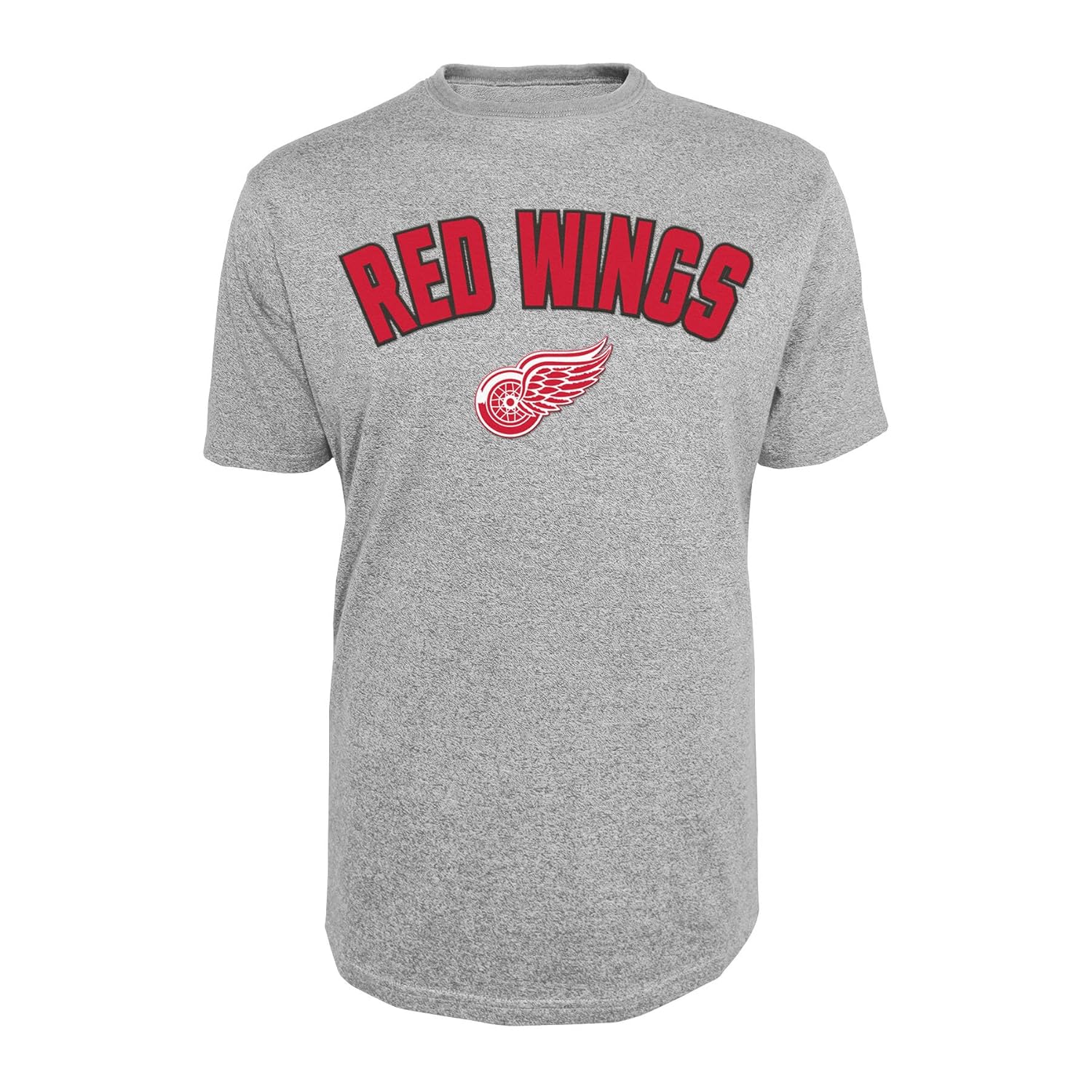 grey red wings jersey