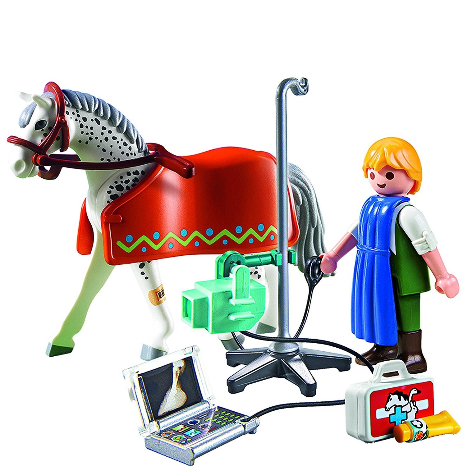 Playmobil 5533 City Life Vets Horse with X-Ray Technician