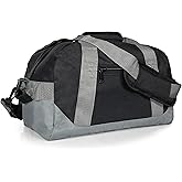 DALIX 14" Small Duffle Bag Two Toned Gym Travel Bag