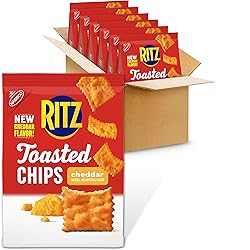 RITZ Toasted Chips Cheddar Crackers, Party