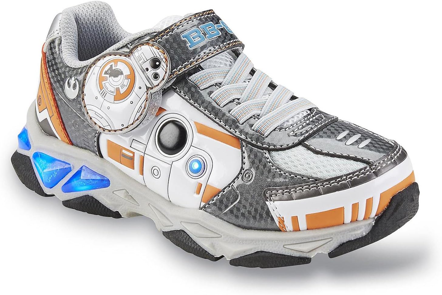 Disney Star Wars BB-8 Gray Droid Boys Light Up Shoe (1)