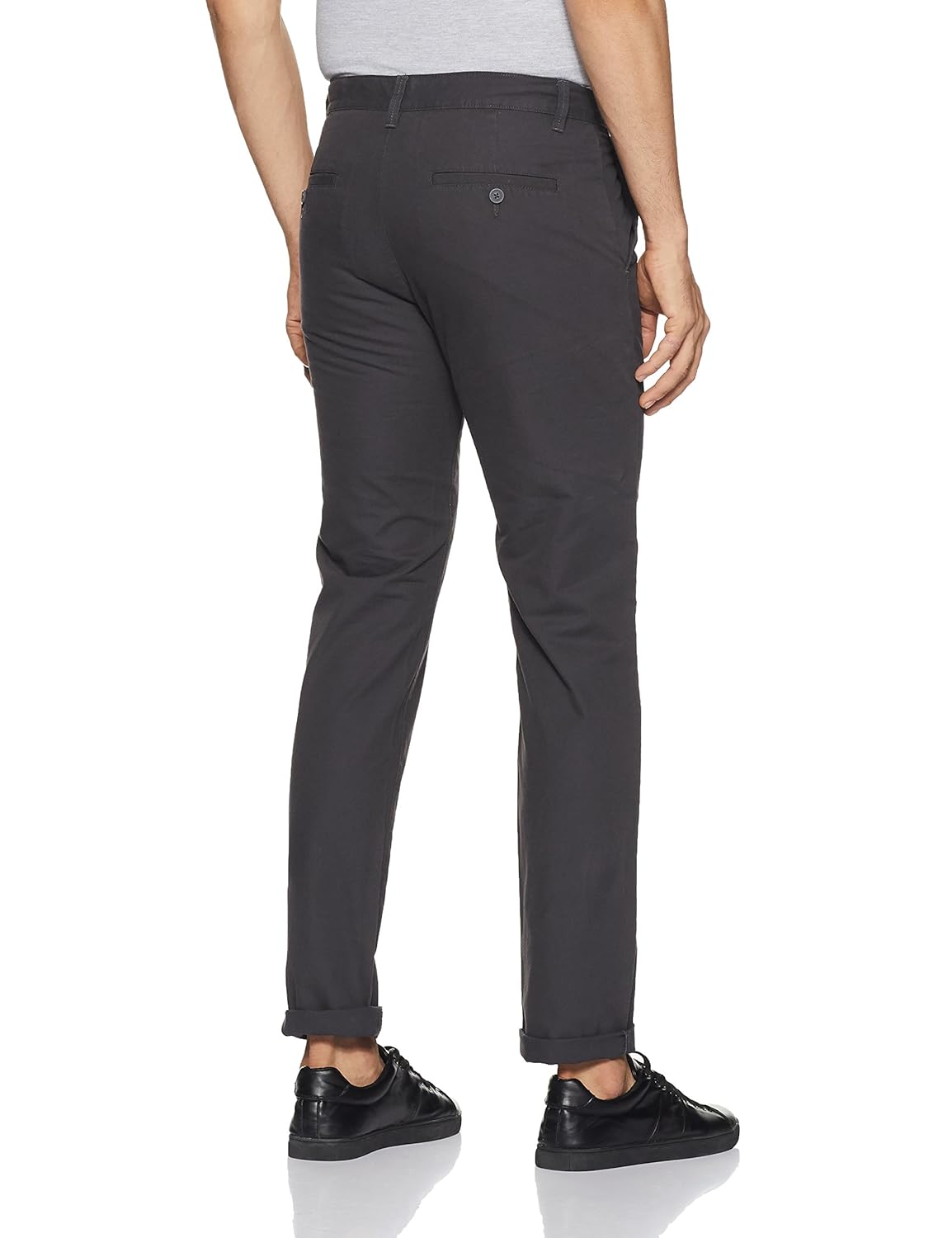 peter england men's super slim casual trousers