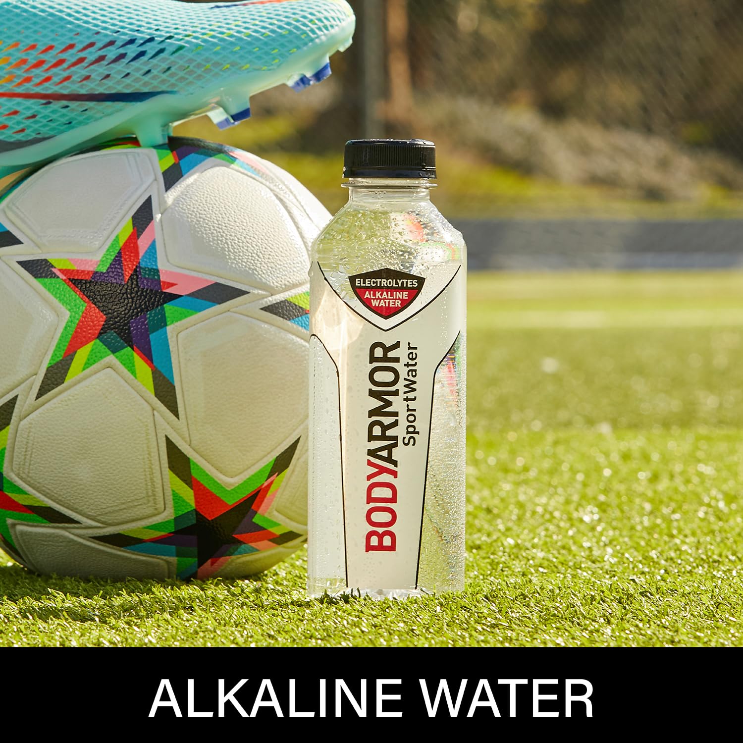 BODYARMOR SportWater Alkaline Water, Superior Hydration, High Alkaline Water pH 9+, Electrolytes, Perfect for your Active Lifestyle, 20 Ounce (Pack of 24)