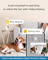 Furbo Mini 360° Pet Camera with Treat Dispenser 1080p Night Vision view 9