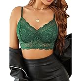 Avidlove Bralettes for Women Lace Camisole Tank Top Unpadded Wireless Double-Layered Lingerie
