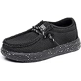 Apakowa Kids Boys Girls Loafers Slip-On Casual Walking Shoes Comfortable & Lightweight (Toddler/Little Kid/Big Kid)