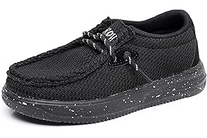 Apakowa Kids Boys Girls Loafers Slip-On Casual Walking Shoes Comfortable & Lightweight (Toddler/Little Kid/Big Kid)