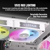 Corsair iCUE LINK RX120 RGB 120mm PWM Fans Triple Pack White view 6