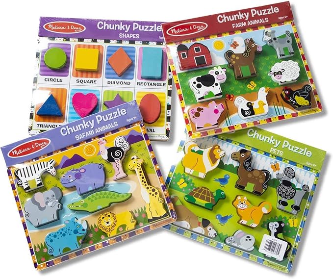 melissa and doug chunky safari puzzle