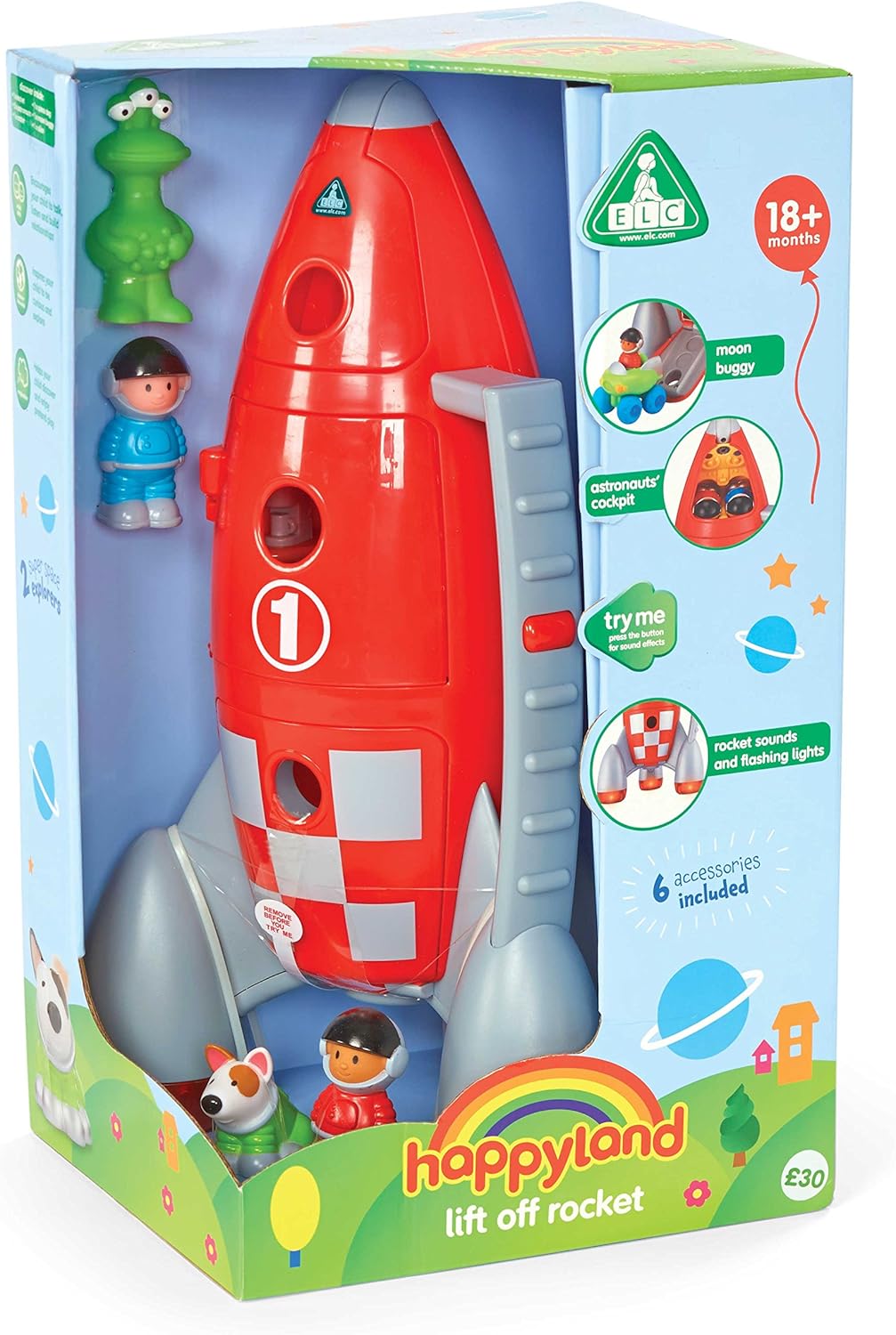 happyland lift off rocket