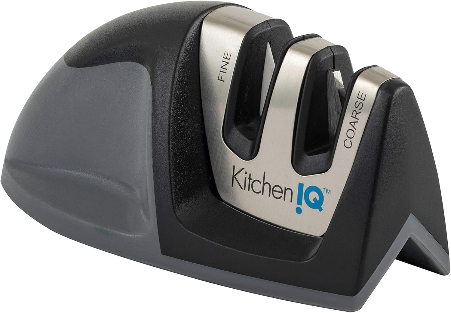 KitchenIQ 50009 Edge Grip 2-Stage Knife Sharpener, Black: Kitchen & Dining