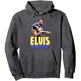 Elvis Presley Official Guitar Portrait Pullover Hoodie
