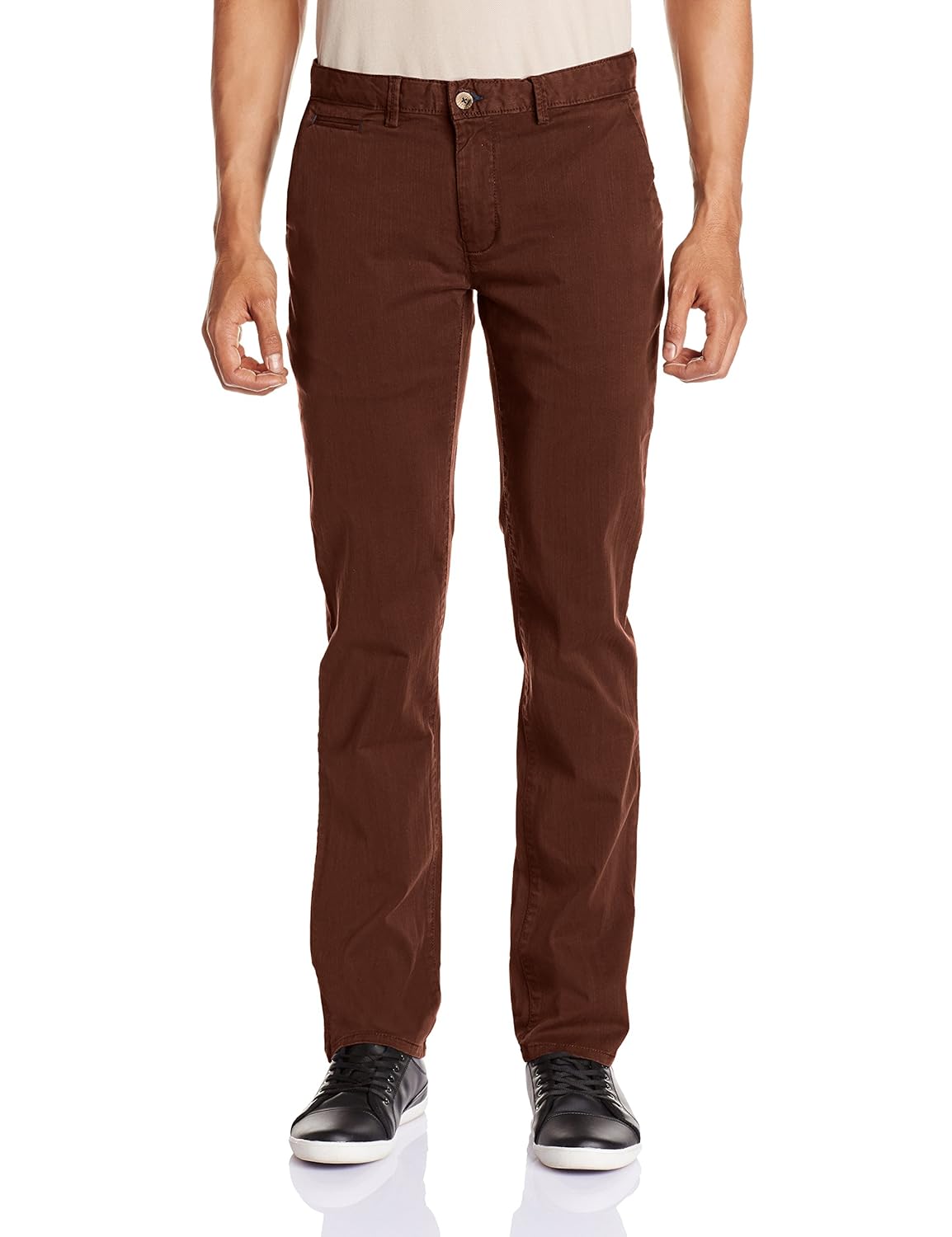 Buy BASICS Men's Tapered Trouser at Amazon.in