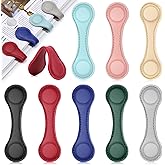 8 PCS Magnetic Bookmarks, Leather Magnetic Bookmarks for Women Men, Double-Sided Magnetic Book Mark Clip for Book Lovers Readers Teachers Students