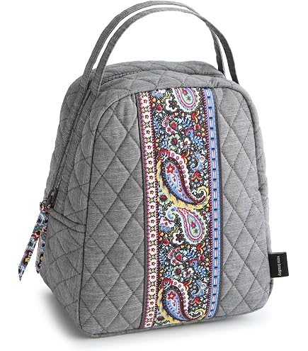 Amazon.com: Vera Bradley Midnight Wildflowers Lunch Sack  display picture 1