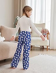 Arshiner Pajama Pants for Girls Long Sleep Plaid