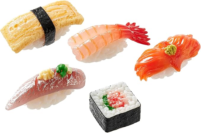 Amazon Co Jp 寿司マグネット 5個パックd 食品サンプル お寿司 本物そっくり マグネット プレゼント 冷蔵庫 ホワイトボード インテリア たまご 甘海老 赤貝 鯵 ねぎトロ巻 ホーム キッチン