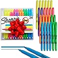 Sharpie Pocket Highlighters, Chisel Tip Highlighter Marker Set, Office Supplies And Classroom Supplies, Stocking Stuffers, Assorted Colors, 24 Count