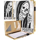 Slohif Server Book for Waitress Cute Serving Books with Zipper Pocket Accessories Leather Server Check Book Restaurant Waiter Server Booklet Ticket Book Holder Colorful Good Job
