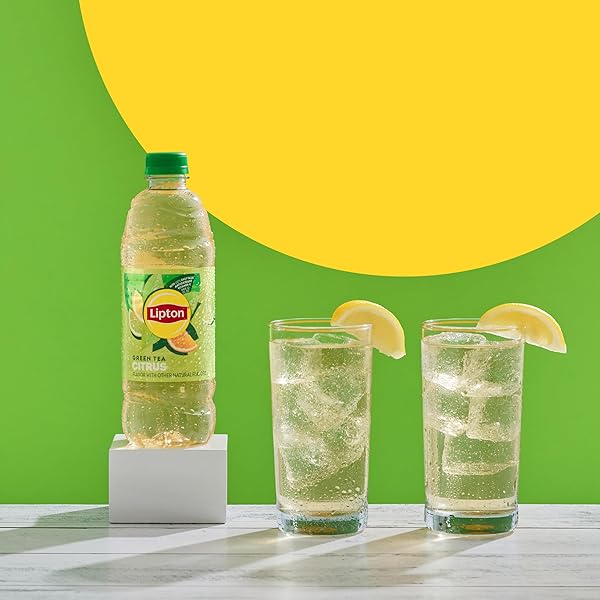 LIPTON GREEN TEA CITRUS, 16.9 FL OZ BOTTLES (PACK OF 12)