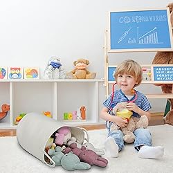 XUANGUO Cotton Rope Laundry Basket Hamper for