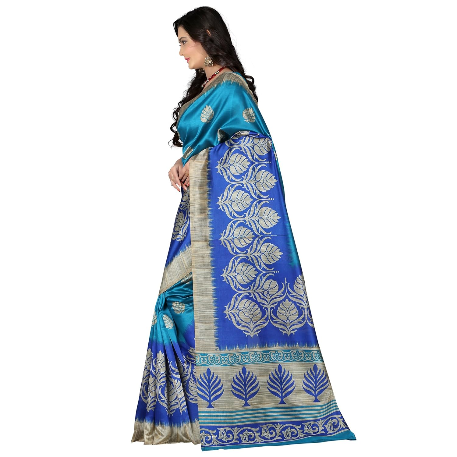 e-vastram women's mysore art silk saree (ns4b_blue)
