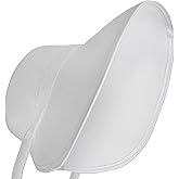 Skeleteen Vintage Old Fashioned Bonnet - White Colonial Pioneer Prairie Felt Sun Hat Costume Bonnets for Women and Children