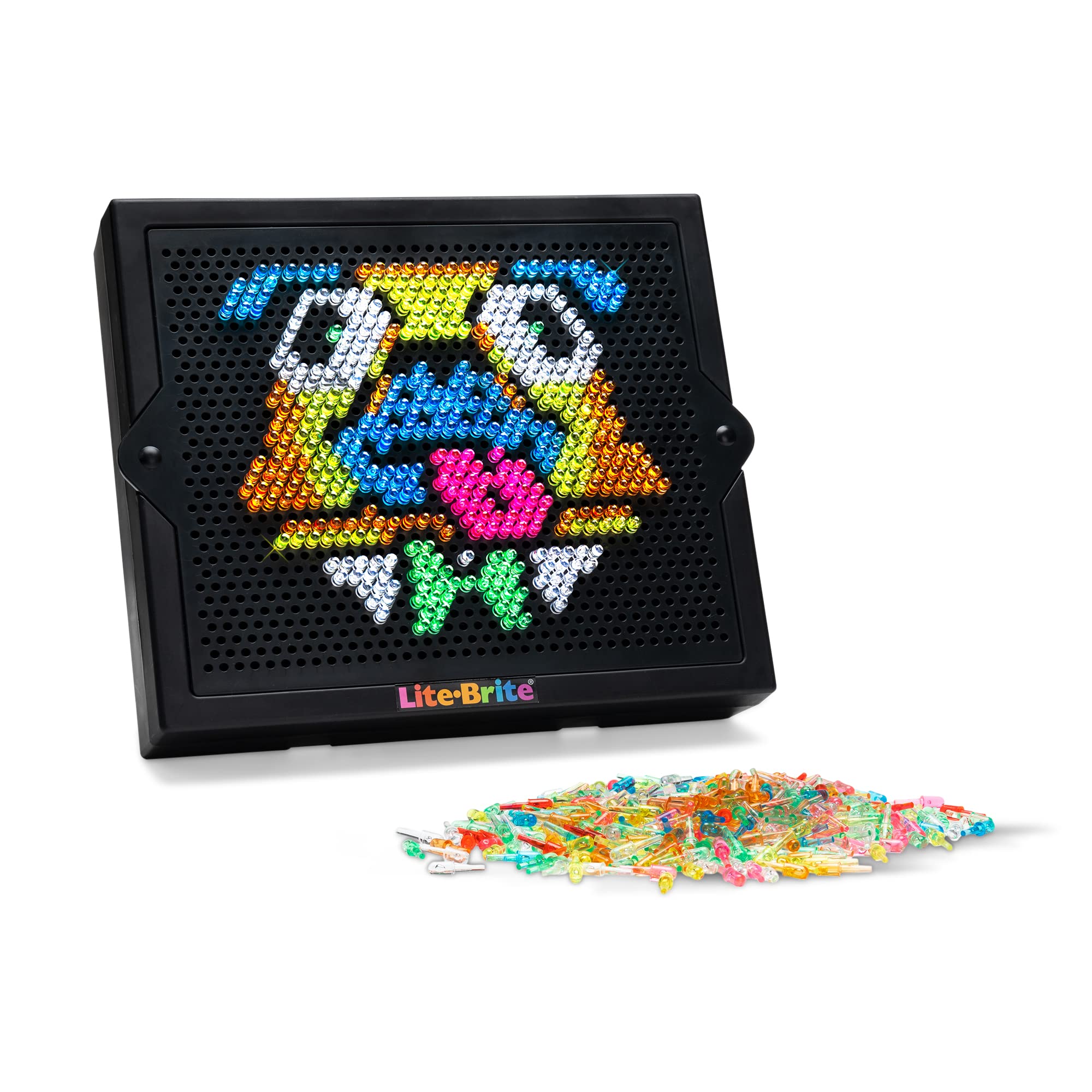 Lite Brite Super Bright HD - Creative Retro Light-Up Screen – Educational Play for Children – Enhances Creativity & Fine Motor Skills, Gift for Boys and Girls Ages 6+