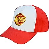 Disney Pixar Cars Baseball Cap, Cotton Adjustable Adult Hat, Red, One Size