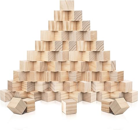 Kurtzy Kleine Holz Wurfel 60 Stk Holzwurfel 3x3x3cm Naturbelassene Unbehandelte Blanko Holzklotze Holzblocke Bauklotze Zum Basteln Diy Stempel Mathematik Bausteine Spielsteine Puzzle Amazon De Spielzeug