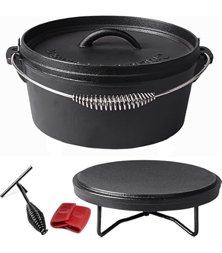 Amazon.com: Old Mountain 10177 Pre Seasoned 8-Quart Dutch Oven