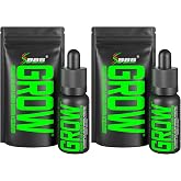 Beard Growth Serum - GROW Maximum XXL Beard Growth Oil for Men -Thickens &amp; Fills Patches - Facial Hair &amp; Scalp Treatment - Beard &amp; Hair Thickening Conditioner &amp; Enhancer (Pack of 2)