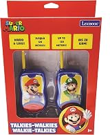 LEXIBOOK Super Mario Walkie-Talkies 120m Range Belt Clip Blue Red TW12NI view 4