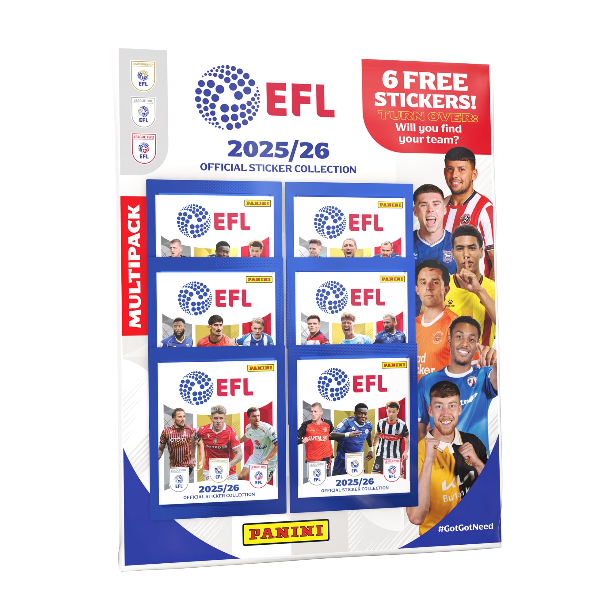 EFL 2026 Sticker Collection - Multipack