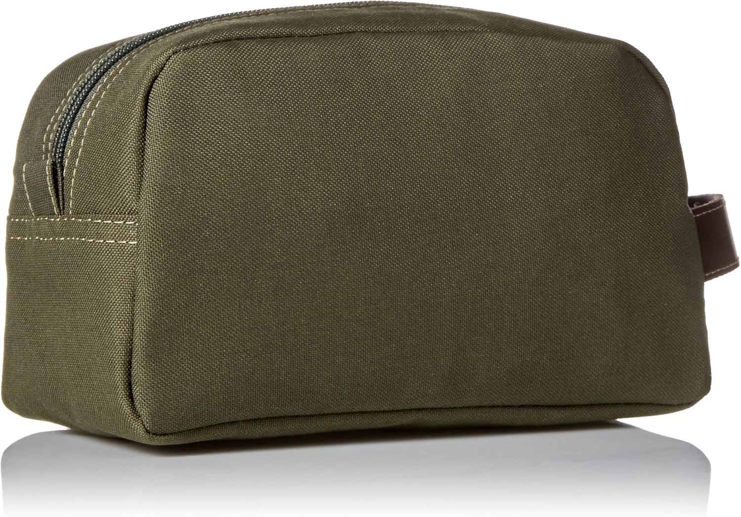 Timberland Men's Toiletry Bag Canvas Travel Kit Organizer, Olive, One Size
