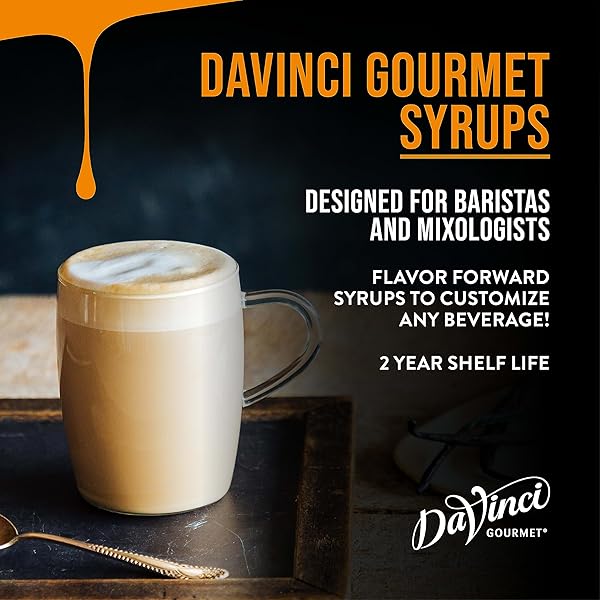 DAVINCI GOURMET CLASSIC CARAMEL PECAN SYRUP, 25.4 FLUID OUNCES (PACK OF 1)