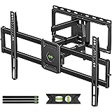 USX MOUNT Full Motion TV Wall Mount for Most 47-84 inch Flat Screen/LED/4K TVs, TV Mount Bracket Dual Swivel Articulating Til