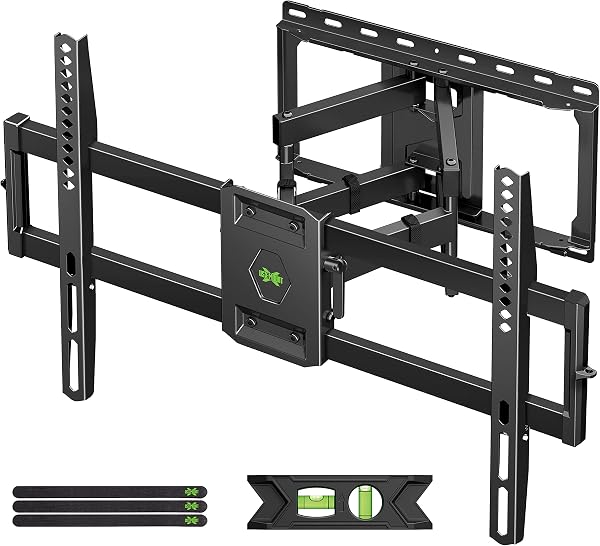 USX Mount Full Motion TV Wall Mount for Most 42-90 inch Flat Screen/LED/4K, TV Mount Bracket Dual Swivel Articulating Tilt 6