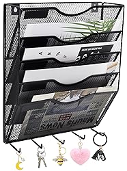 EASEPRES 5 Pocket Mesh Hanging File Organizer with