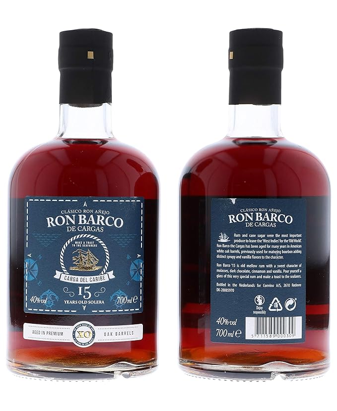 Ron Barco Dark Ron Barco De Cargas Solera Rum (1 x 0.7 l)