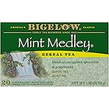 Bigelow Mint Medley Herbal Tea, 20-Count Boxes (Pack of 6)