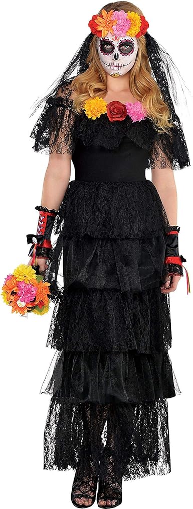 day of the dead black dress