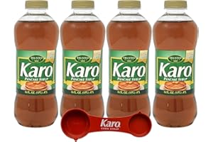 Karo Pancake Syrup, 16 fl oz (Pack of 4) with Karo Measuring Spoon