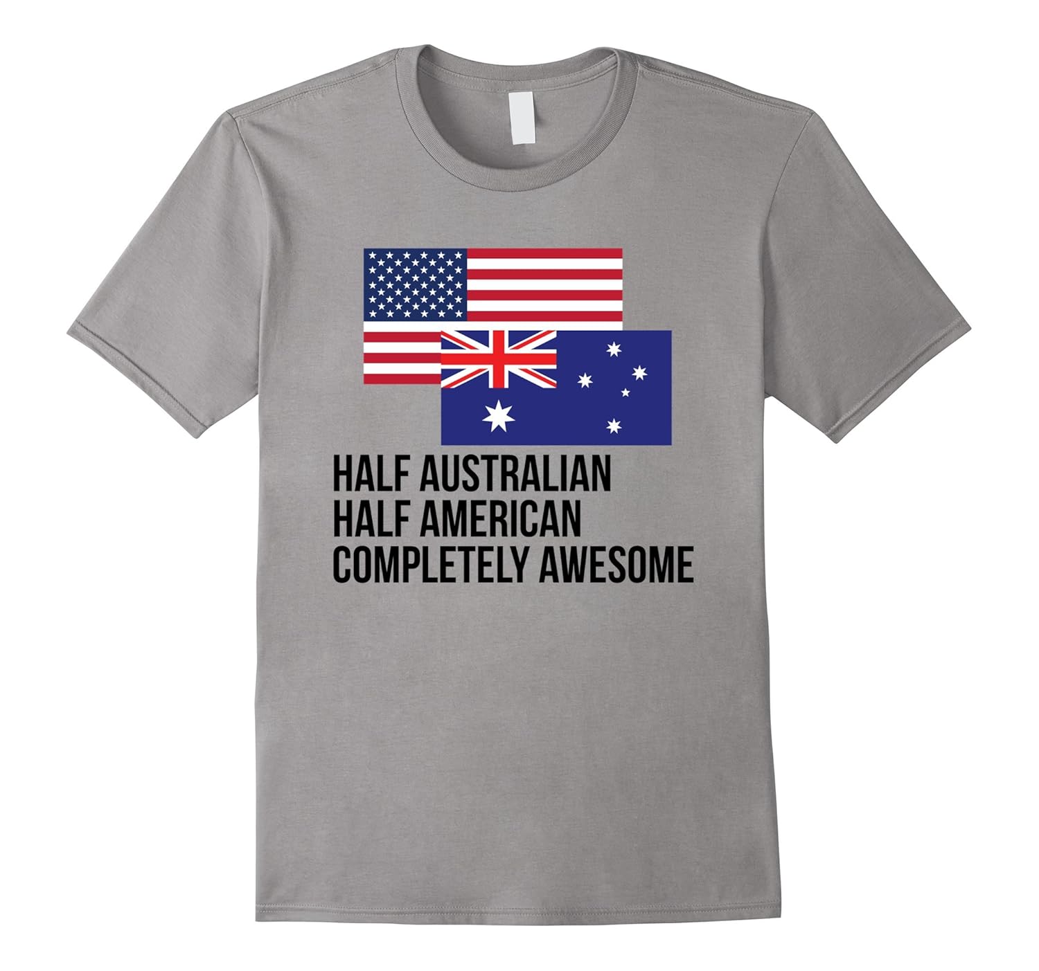 Half Australian Half American Funny Flag TShirtArt Artvinatee