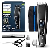 Philips Norelco Hair Clipper 7000 Series, Hair and Beard Trimmer, Precision Dial, PowerAdapt Sensor, Trim-and-Flow, DualCut, DuraPower, 28 Length Settings, 90 Min. Runtime, Model HC7650/40