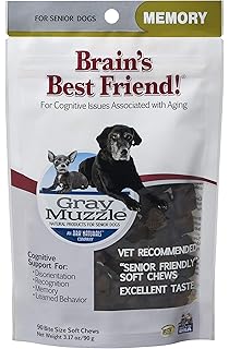 Amazon Com Nutrition Strength Cognitive Support For Dogs Promotes Dog Brain Health Mental Support For Old Dogs Supplement For Dogs With Cognitive Difficulties 120 Chewable Tablets Pet Supplies